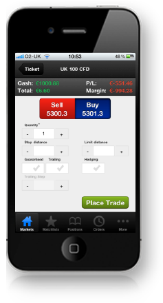 Selftrade Markets iPhone App