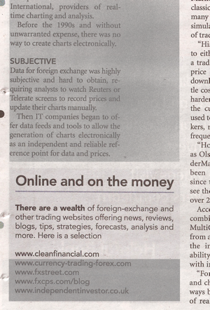 CleanFinancial.com in The Times